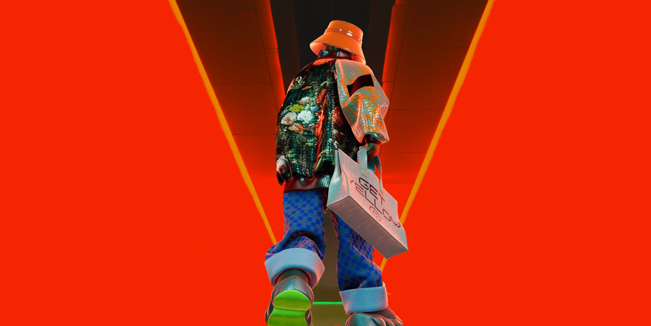 Oversize Outfit with Bag and Bucket Hat 3D mockup. ProVisual