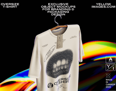ProVisual —  T-Shirt on Hanger 3D mockup and 3D model - see every detail and customize online