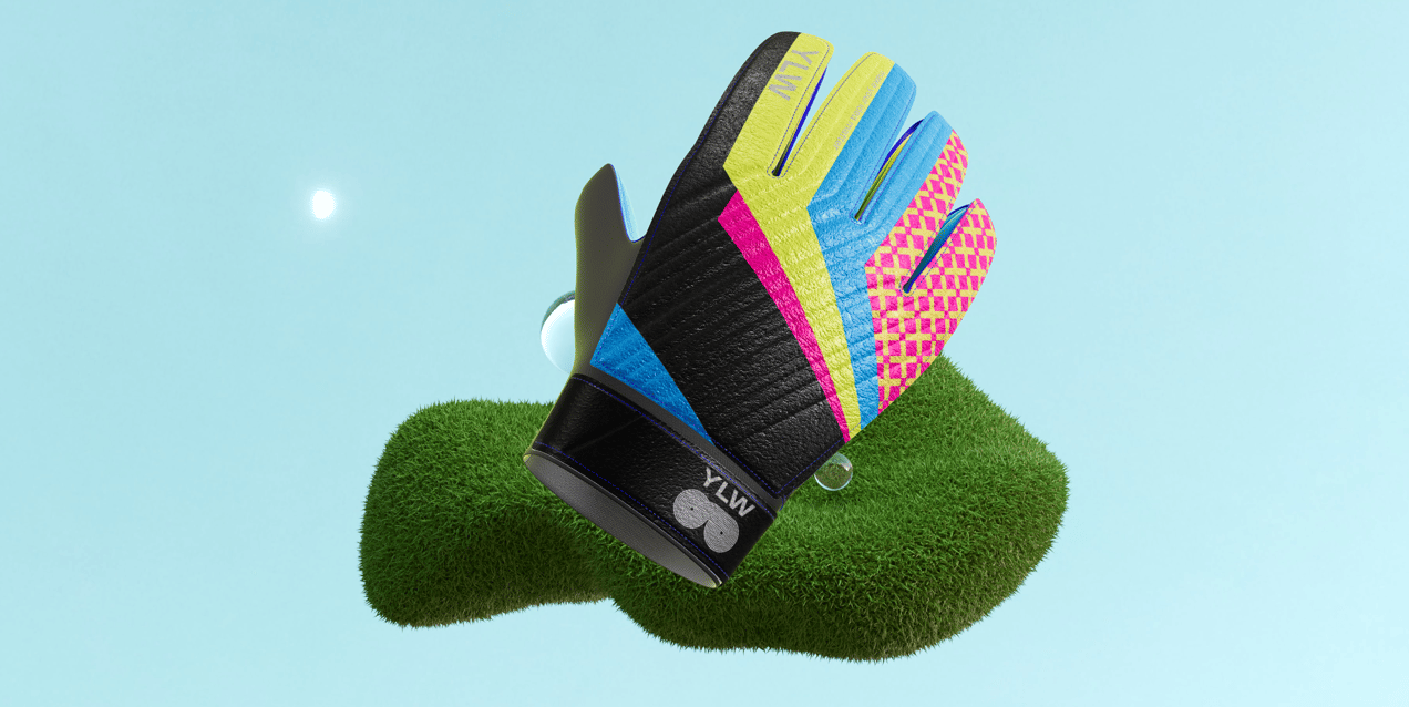 ProVisual —  Soccer Goalkeeper Glove 3D mockup and 3D model - create your perfect project online