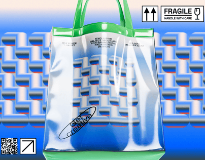 ProVisual - 3D Model & 3D Mockup of Plastic Shopping Bag - create stunning design projects online