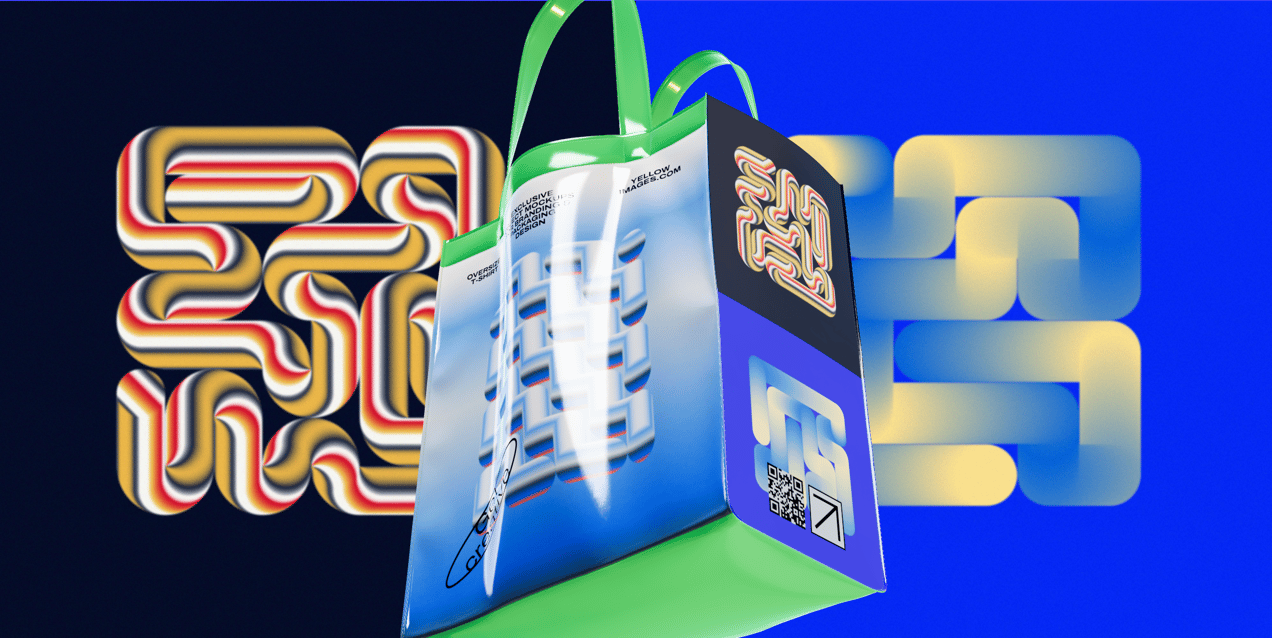 ProVisual - 3D Model & 3D Mockup of Plastic Shopping Bag - create stunning design projects online