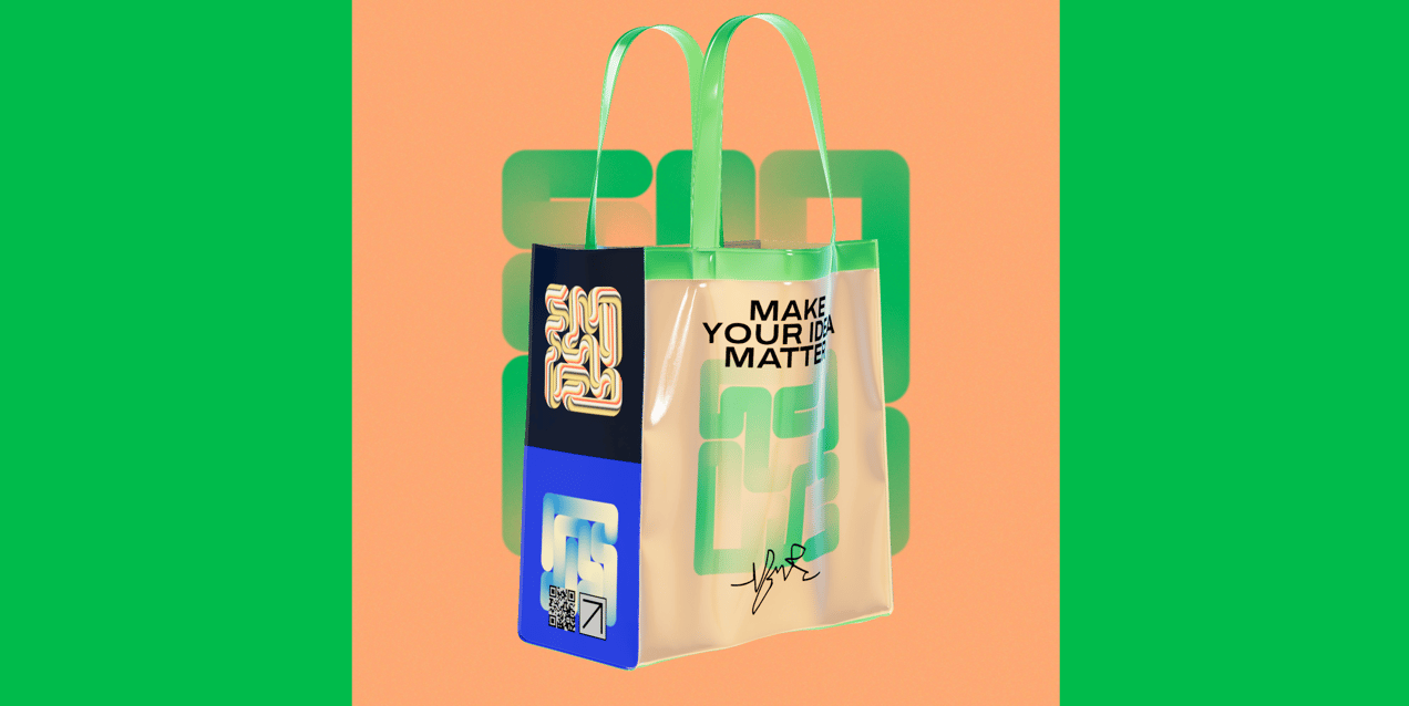 ProVisual - 3D Model & 3D Mockup of Plastic Shopping Bag - create stunning design projects online