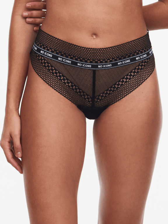 Chantelle X | No Icons - No Icons Thong Black - 1