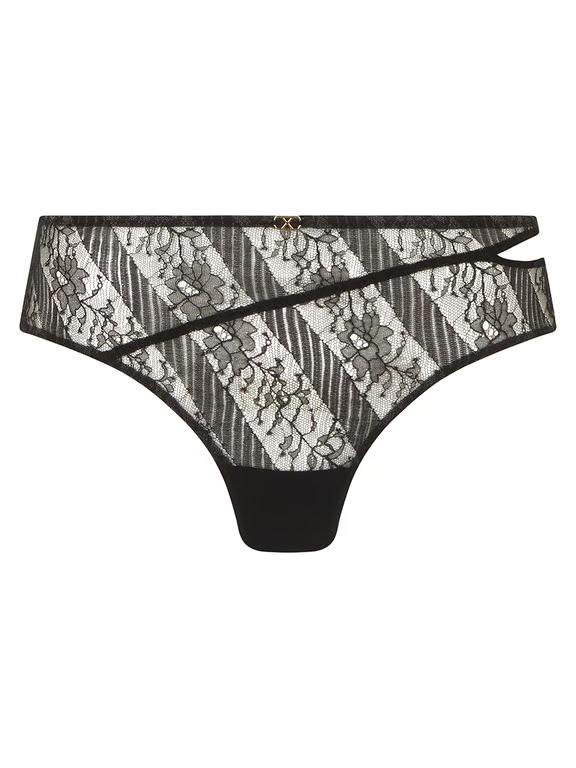 Slash Lace Hipster Black - 1
