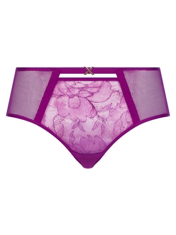 Xquisite Lace High Waist Brief Ultraviolet - 1