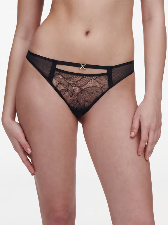 Chantelle X | XQUISITE - Xquisite Lace Thong Black - 1