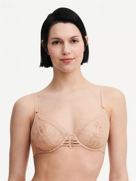 Chantelle X | Impulse - Impulse Plunge Underwire Bra Nude Lurex - 1