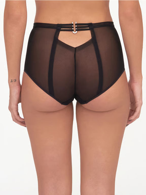 Impulse High Waist Full Brief Black - 1