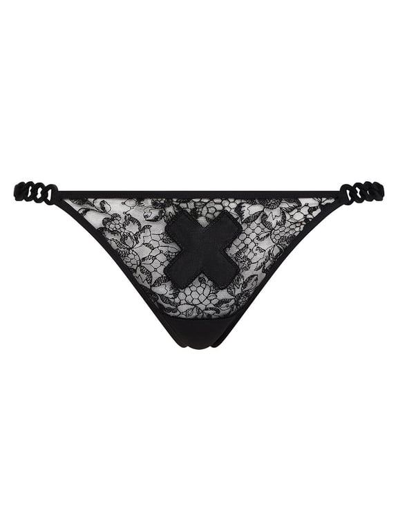 Chantelle X | XPLICIT - Xplicit Lace Thong Black - 2