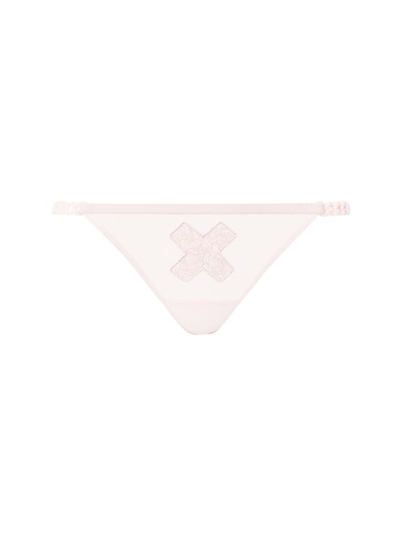 Chantelle X | XPLICIT - Xplicit Lace Thong Taffeta Pink - 2
