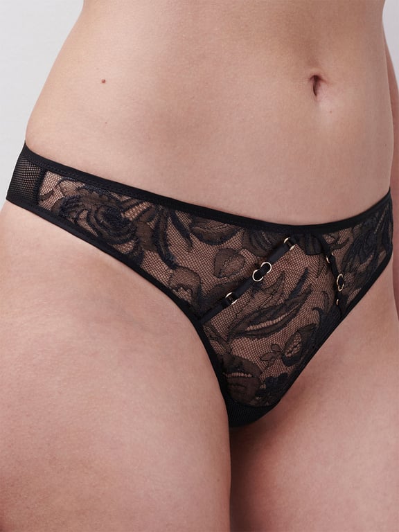 Spirits Lace Tanga Black - 3