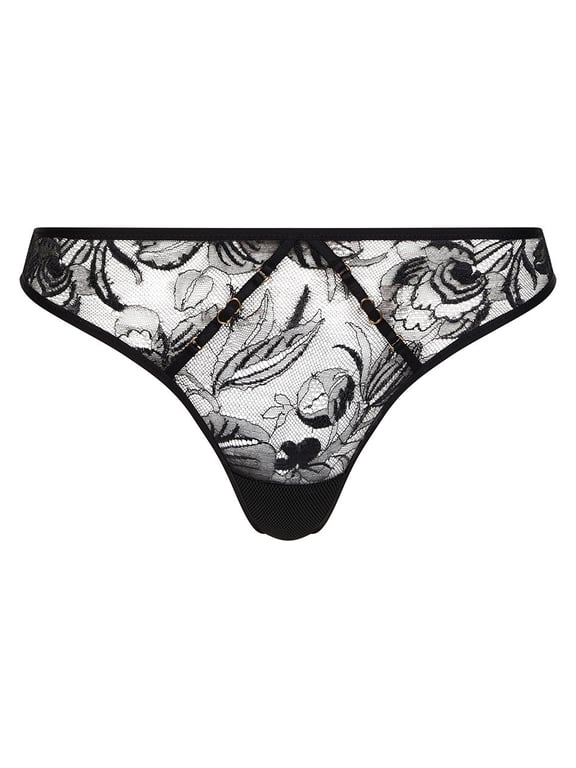 Spirits Lace Tanga Black - 1