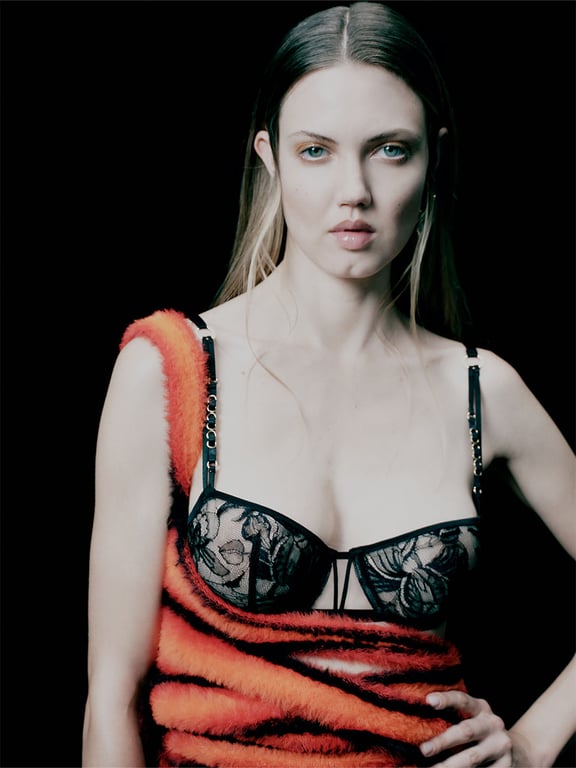 Chantelle X | SPIRITS - Spirits Lace Unlined Demi Bra Black - 1