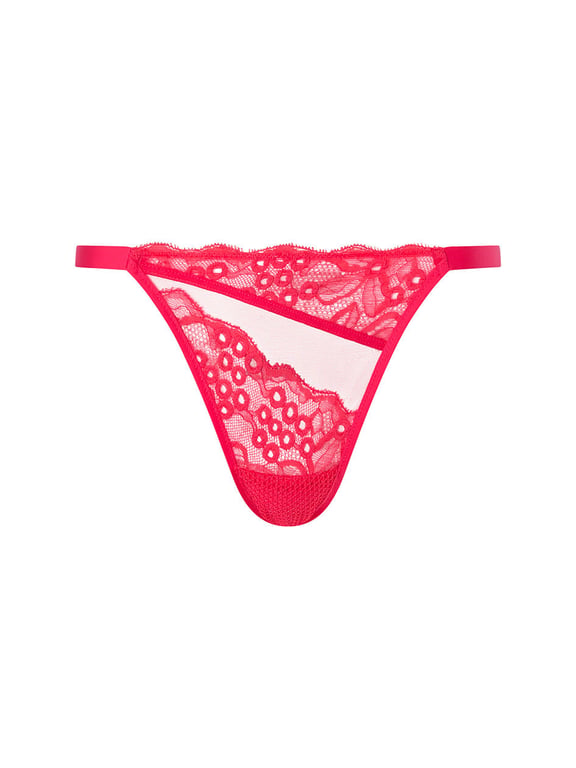 Chantelle X | ROXANE - Chantelle X Roxane Lace Thong Velvet Red - 2