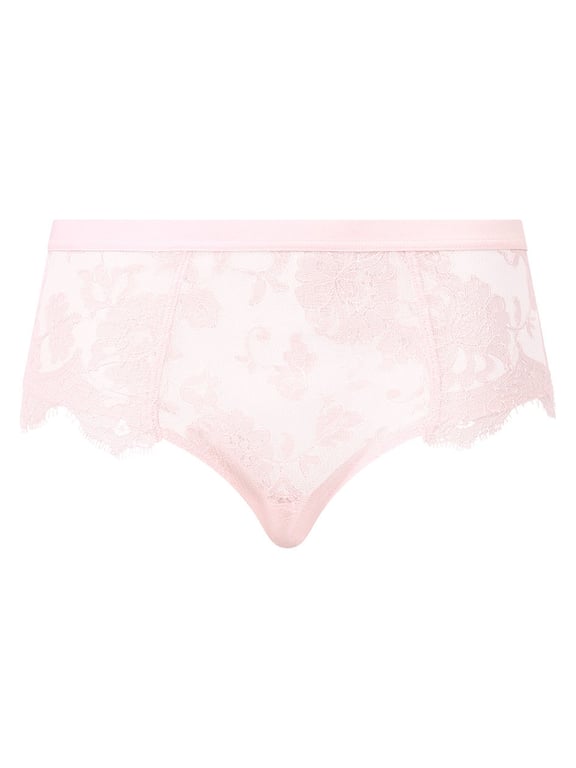 Chantelle X | Chantelle X Shadow - Chantelle X Shadow Lace High Waist Full Brief Petal Powder - 2