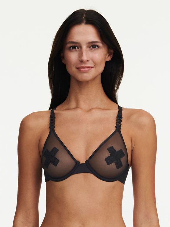 Chantelle X | Xplicit - Xplicit Unlined Plunge Bra Black - 1