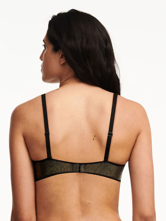 Gold X Unlined Demi Bra Golden Snake - 1
