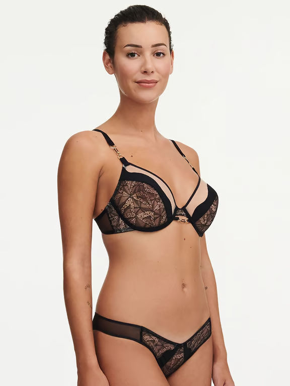 Spark Lace Unlined Underwire Bra Black - 2
