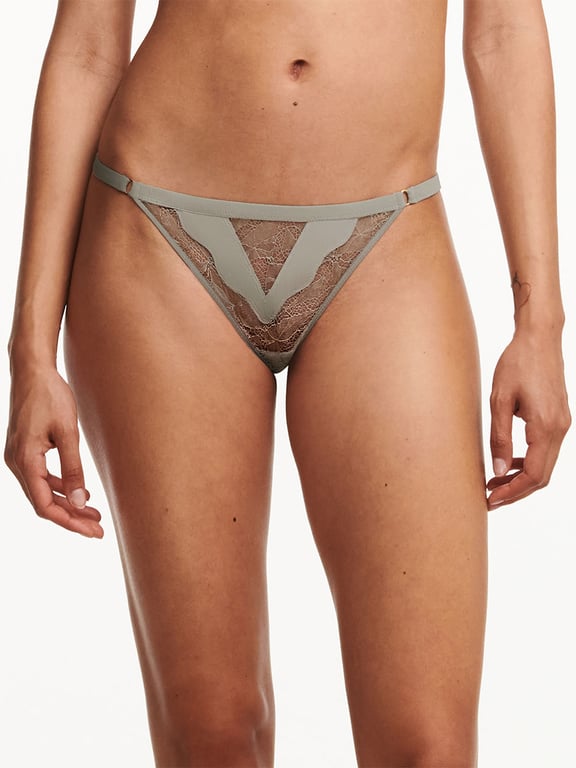 Chantelle X | Spark - Spark Thong Metal Grey - 1