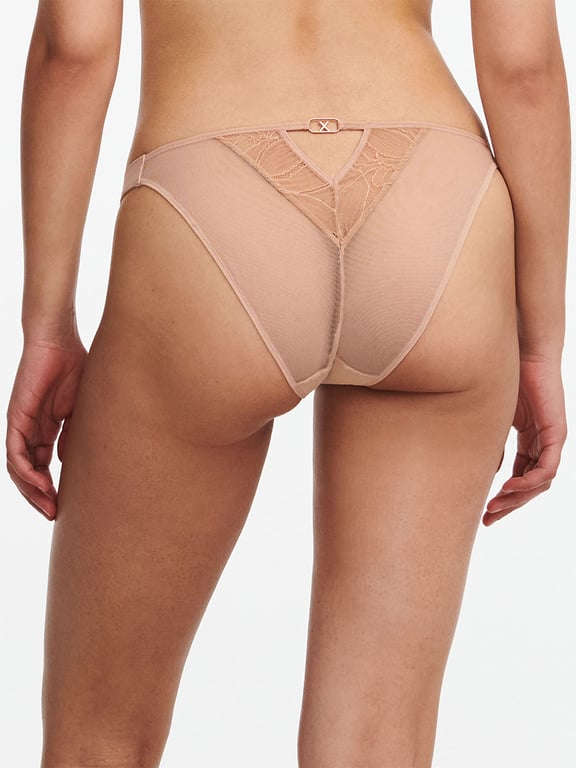 Xtravagant Lace Thong Clay Nude - 1