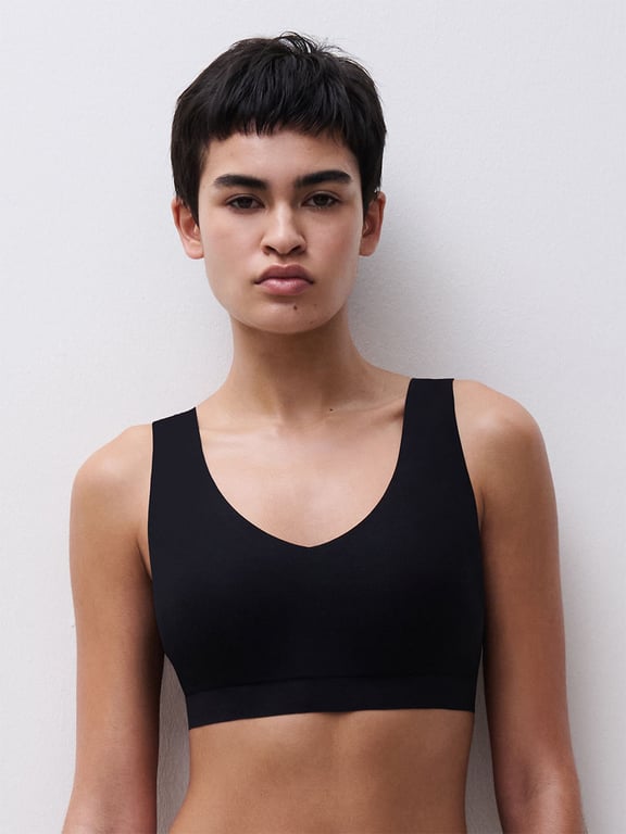SoftStretch Padded V-Neck 2-Pack Black - 1