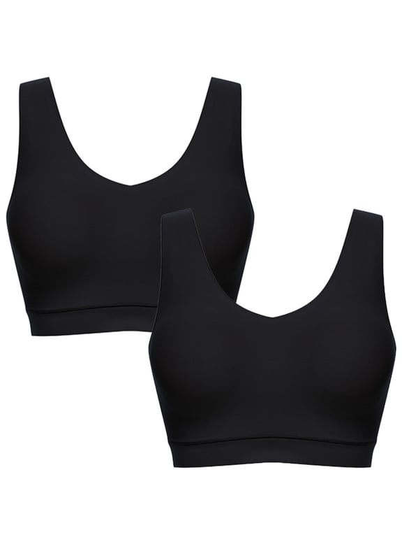 Chantelle | SoftStretch - SoftStretch Padded V-Neck 2-Pack Black - 1