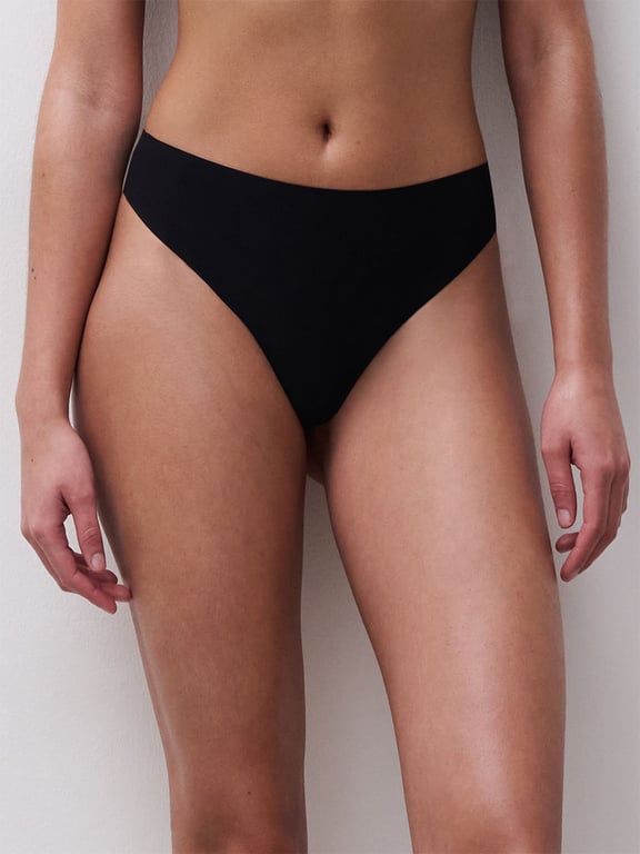 SoftStretch Thong 3-Pack Black - 1
