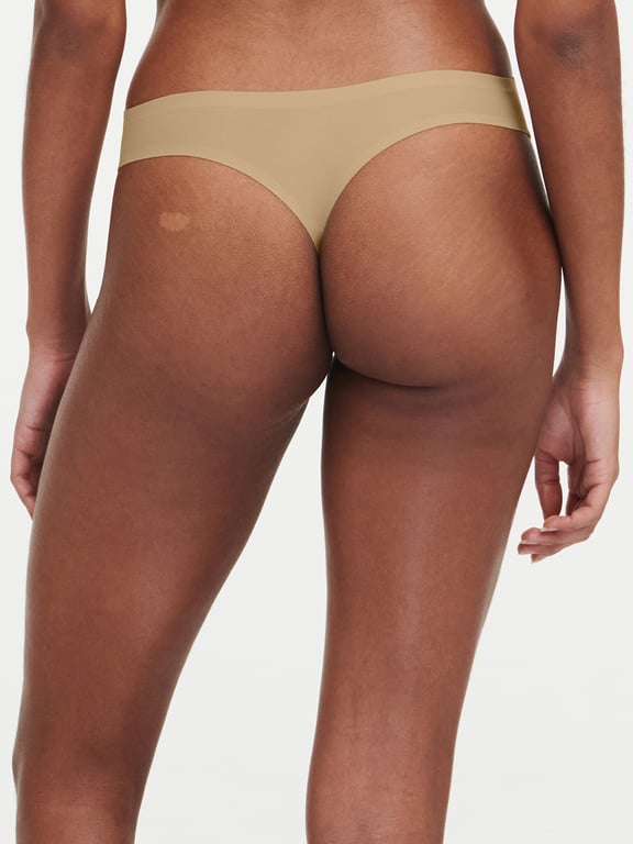 SoftStretch Thong 3-Pack Nude Sand - 2