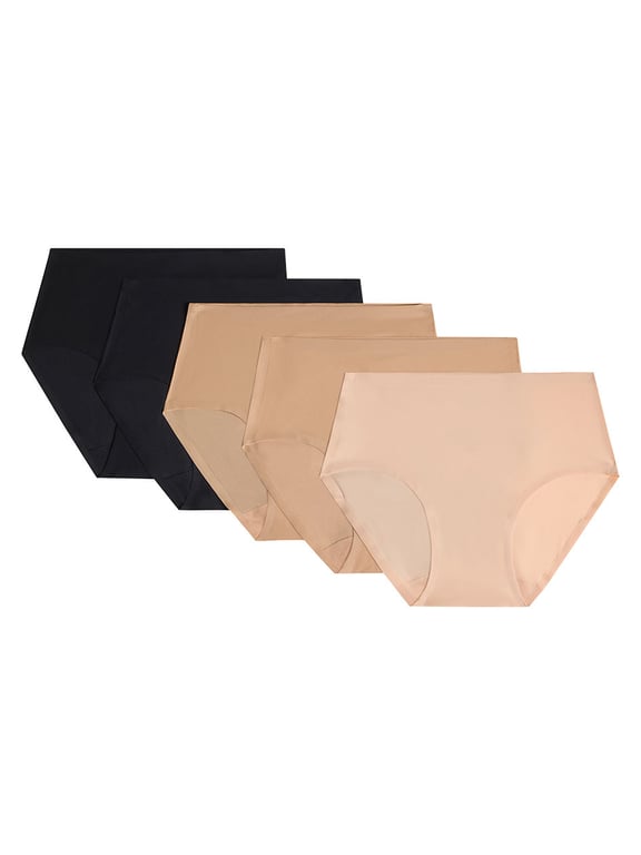 SoftStretch Hipster (5-Pack) Multi Hazelnut - 0