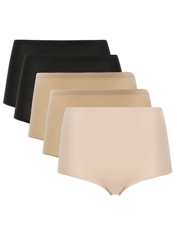SoftStretch Brief (5-Pack) Multi Blush - 0