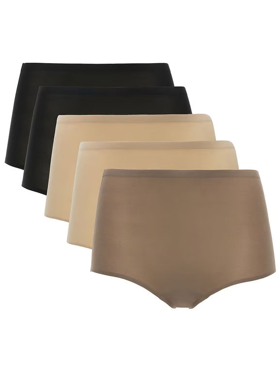 Chantelle | SoftStretch - SoftStretch Brief (5-Pack) Multi Hazelnut - 1