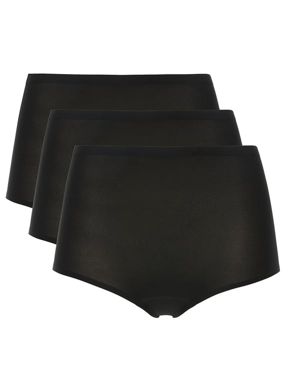 SoftStretch Brief (3-Pack) Black - 0