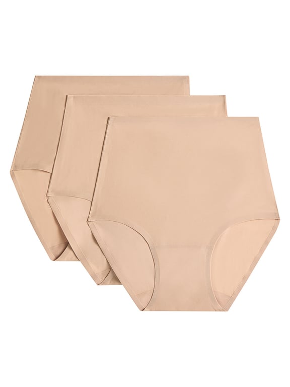 SoftStretch Brief (3-Pack) Nude Sand - 0