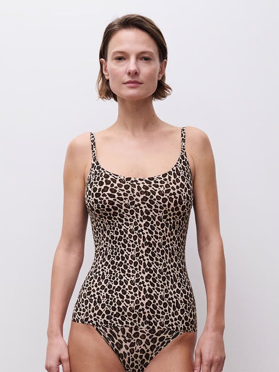 Softstretch | SOFTSTRETCH - Softstretch Cami Leopard Nude - 1