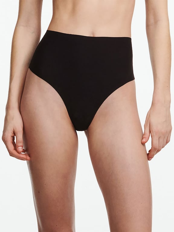 Chantelle | SoftStretch - SoftStretch High Waist Thong Black - 1