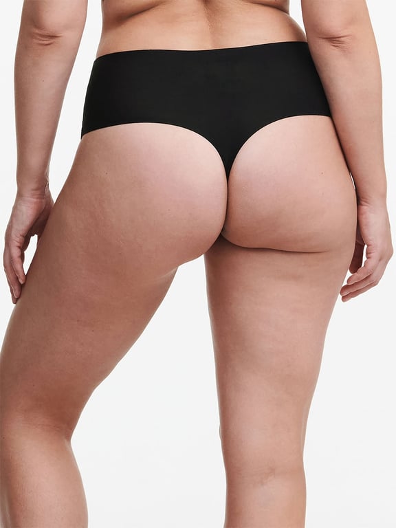 SoftStretch High Waist Thong Black - 2