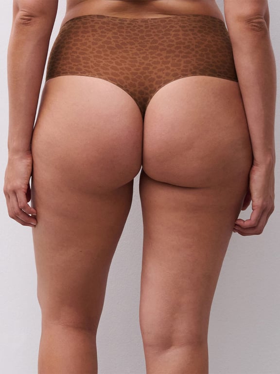 Softstretch High Waist Thong Wild Brown - 2