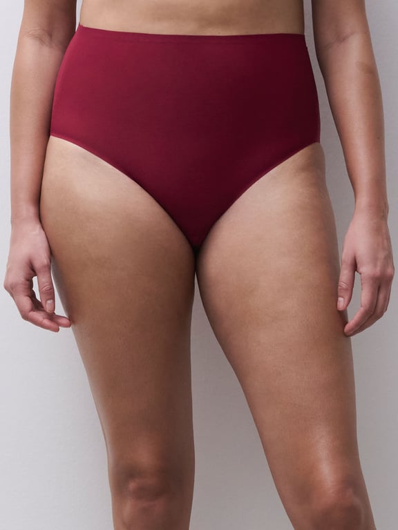 Chantelle | SoftStretch - Softstretch Hi Cut Brief Red Raspberry - 1
