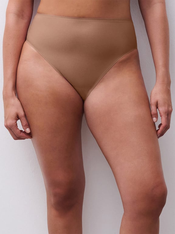 Chantelle | SoftStretch - Softstretch Hi Cut Brief Coffee Latte Nude - 1