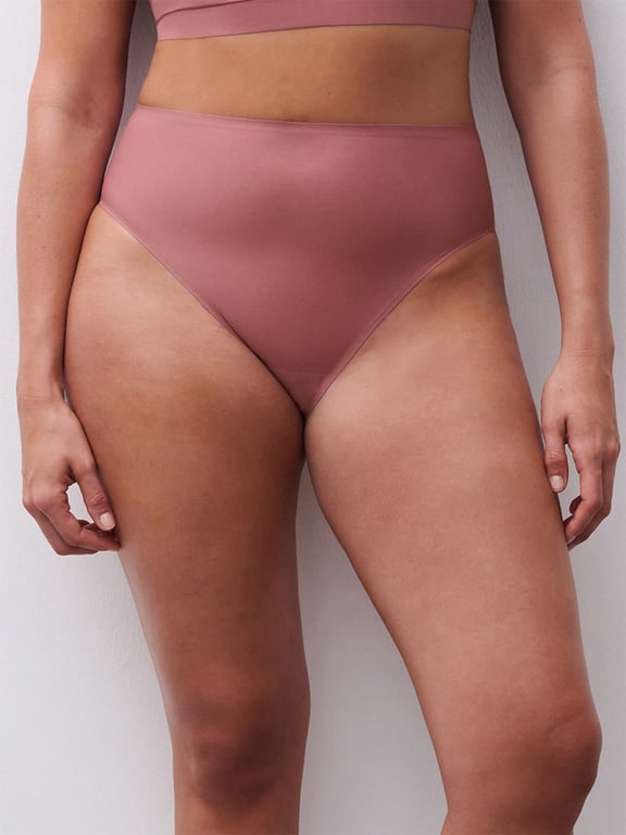 Softstretch | SOFTSTRETCH - Softstretch Hi Cut Brief Rose Des Bois - 1