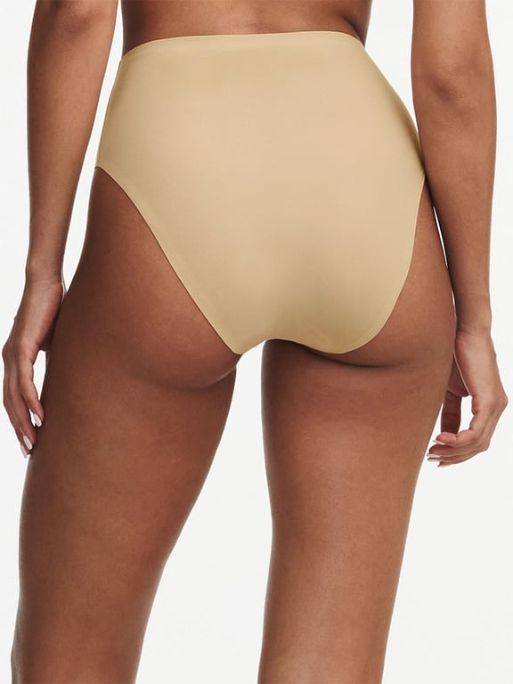 SoftStretch Hi Cut Brief Nude Sand - 1