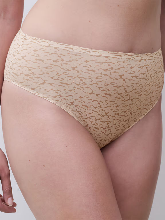 SoftStretch Hi Cut Brief Norah Nude Print - 3