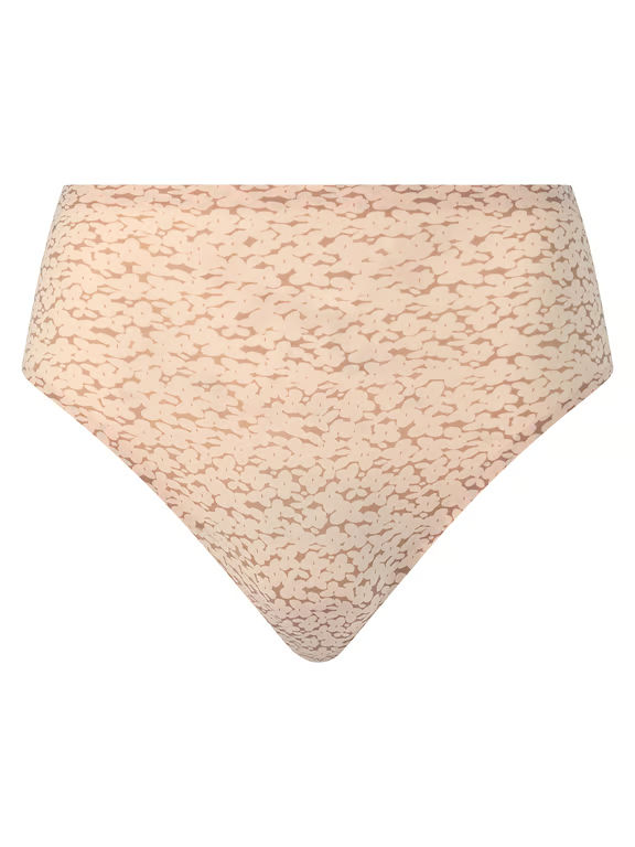 SoftStretch Hi Cut Brief Norah Nude Print - 1
