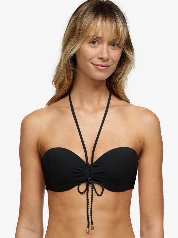 Inspire Bandeau Swim Top Black - 0