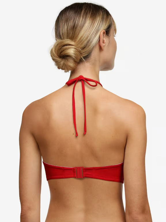 Inspire Bandeau Swim Top Pepper Red - 2