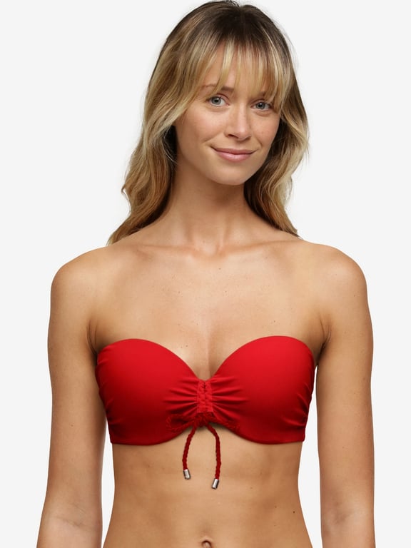 Inspire Bandeau Swim Top Pepper Red - 0