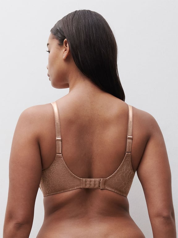 Belle Lightweight Plunge Bra Coffee Latte Nude - 2