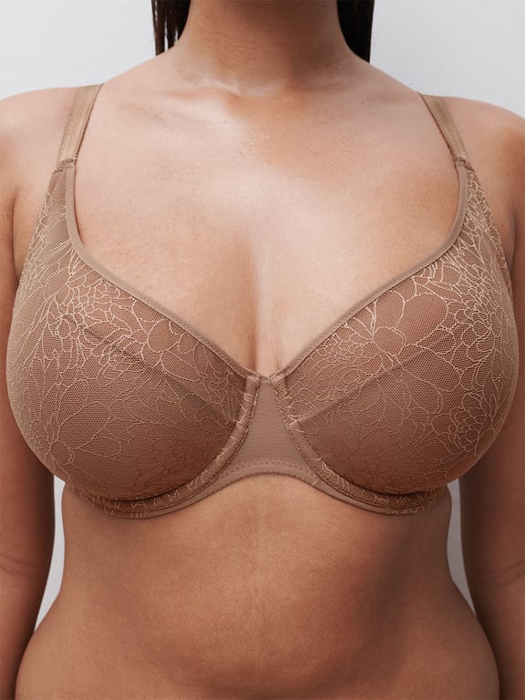 Belle Lightweight Plunge Bra Coffee Latte Nude - 5
