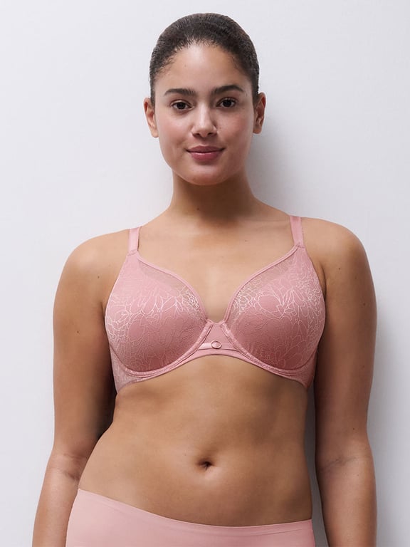 Chantelle | Belle - Belle Lightweight Plunge Bra Rose Sable - 1
