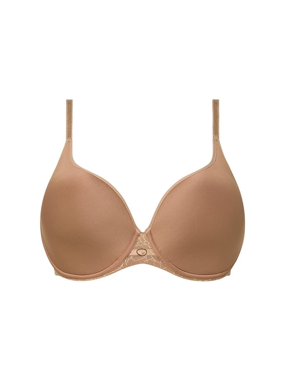 Chantelle | Belle - Belle Lightweight Plunge T-Shirt Bra Coffee Latte Nude - 2